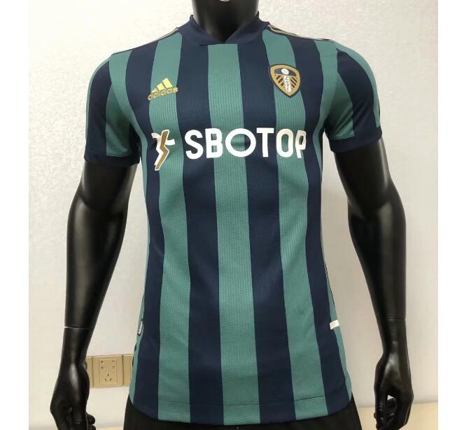 Leeds United FC Away Kit Soccer Jersey Player Version 2020/21